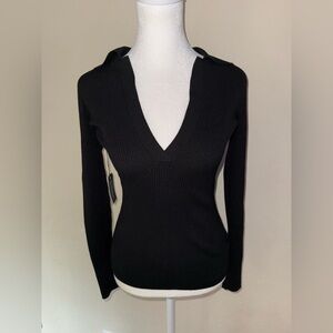 Babaton Black Long Sleeve Top